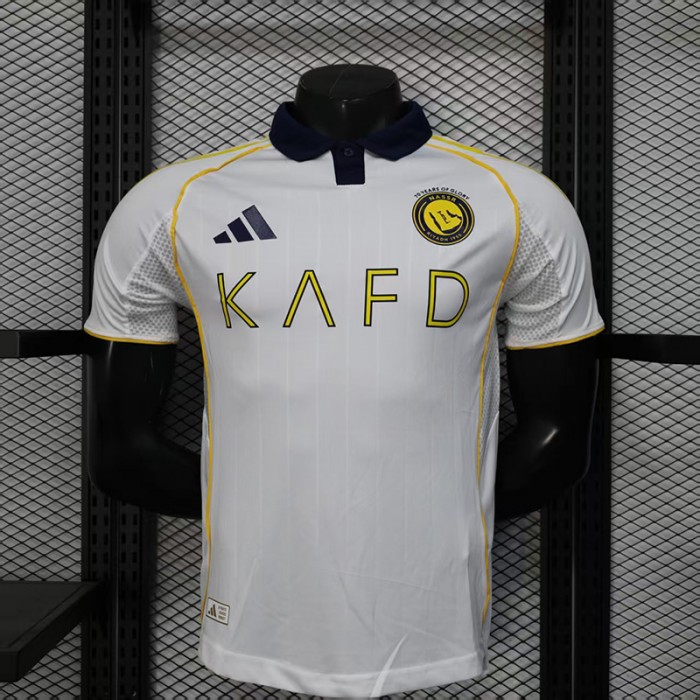 25/26 Riyadh Victory Second Away White Jersey Version Short Sleeve (Player Version)-4180290