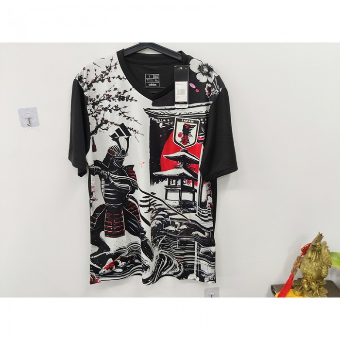 STOCK CLEARANCE [SIZE L] 2024 Japan Special Edition Black White Jersey Version Short Sleeve-7146438