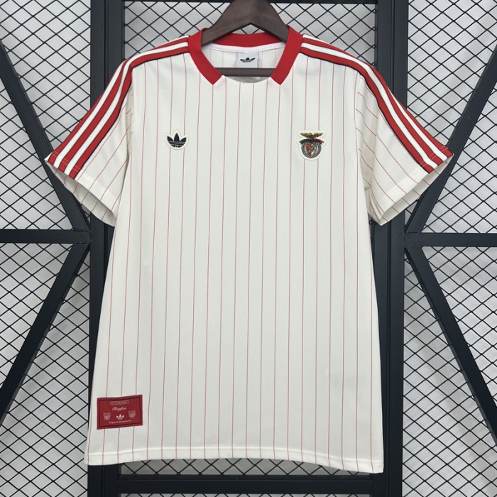 25/26 Benfica Special Edition White Red Jersey Version Short Sleeve-5973780