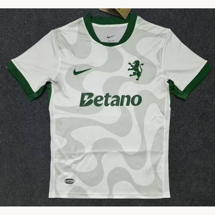 25/26 Lisbon Second Away White Jersey Version Short Sleeve-4556578