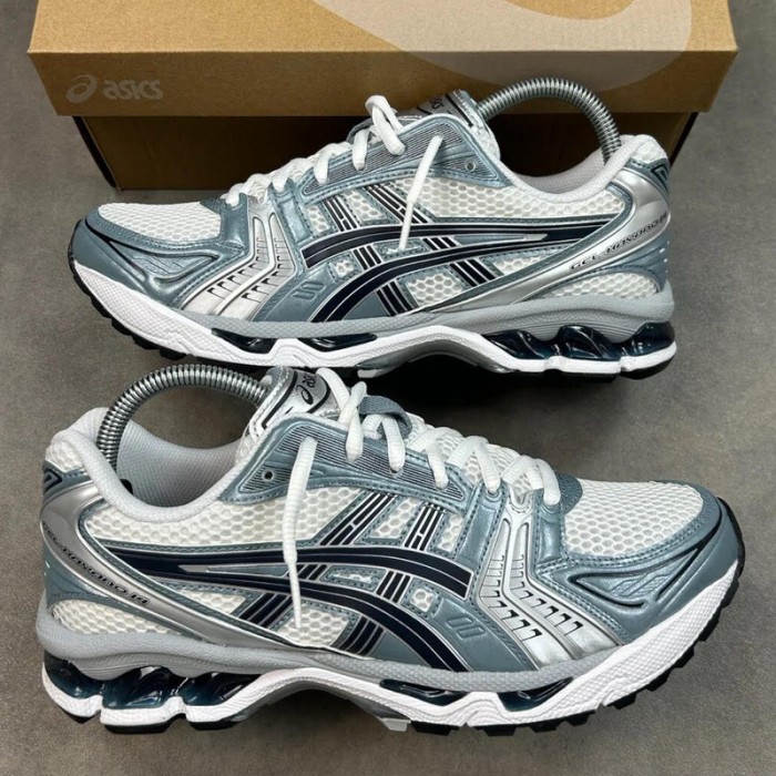 ASICS 14 Running Shoes-Navy Blue/White-1700832