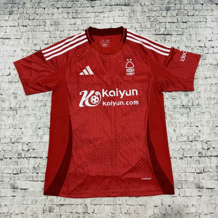 25/26 Nottingham Forest Home Red Jersey Version Short Sleeve-1689156