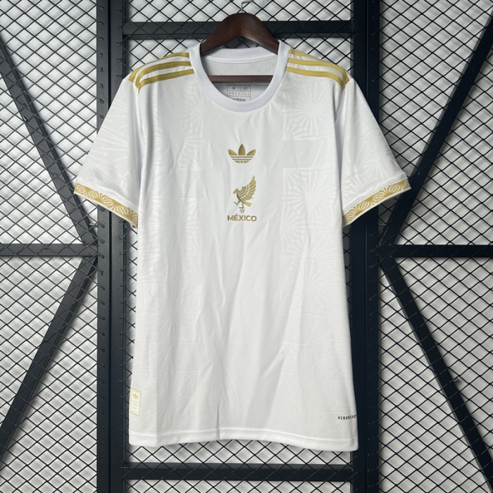 2025 Mexico Special Edition White Jersey Version Short Sleeve-4619391