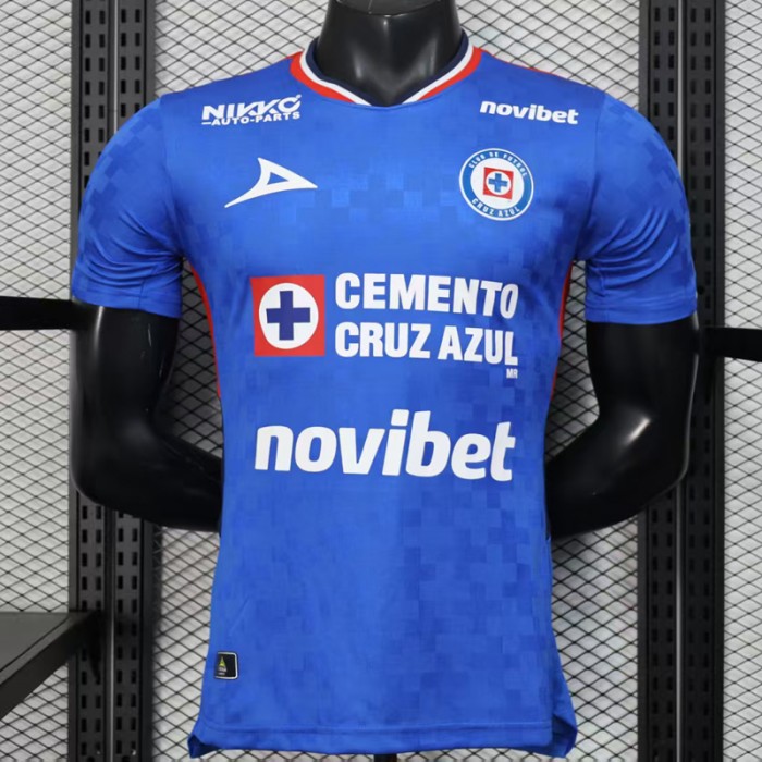25/26 Blue Cross Home Blue Jersey Version Short Sleeve (Player Version)-436602