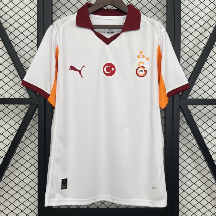 25/26 Galatasaray Away White Jersey Version Short Sleeve-931251