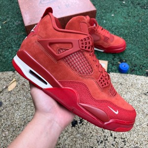 Air Jordan 4 OG AJ4 Running Shoes-All Red-1910070