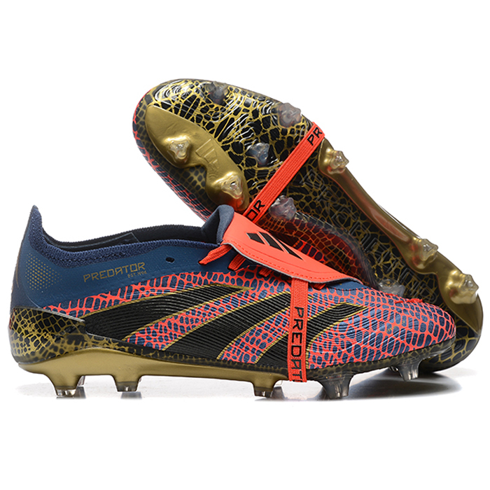 Predator Elite Tongue FG Soccer Shoes-Wine Red/Black-4501418