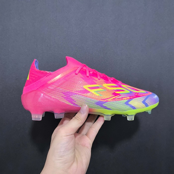 F50+ FG Soccer Shoes-Red/Green-2080535