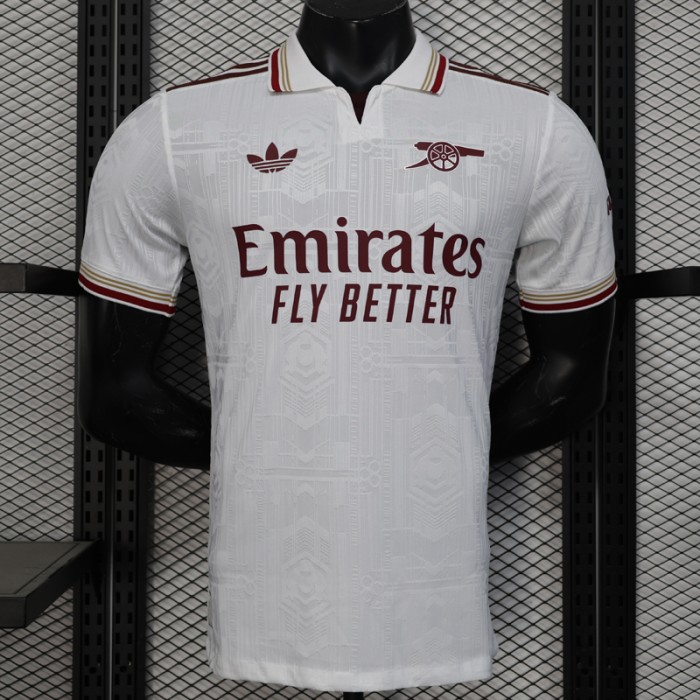 25/26 Arsenal Second Away White Jersey Version Short Sleeve (Player Version)-3321591