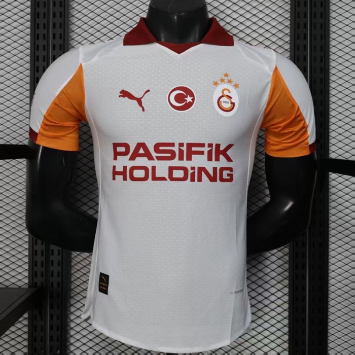 25/26 Galatasaray Away White Jersey Version Short Sleeve (Player Version)-4607063