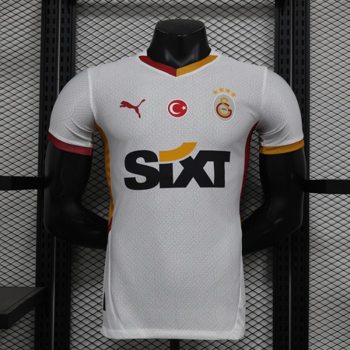 25/26 Galatasaray Away White Jersey Version Short Sleeve (Player Version)-9748640