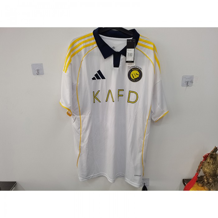 STOCK CLEARANCE [SIZE XL] 25/26 Riyadh Victory Second Away White Jersey Version Short Sleeve-6934213