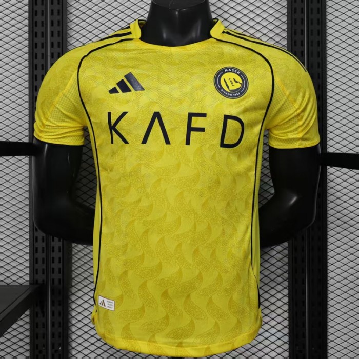 25/26 Riyadh Victory Home Yellow Jersey Version Short Sleeve (Player Version)-2823048