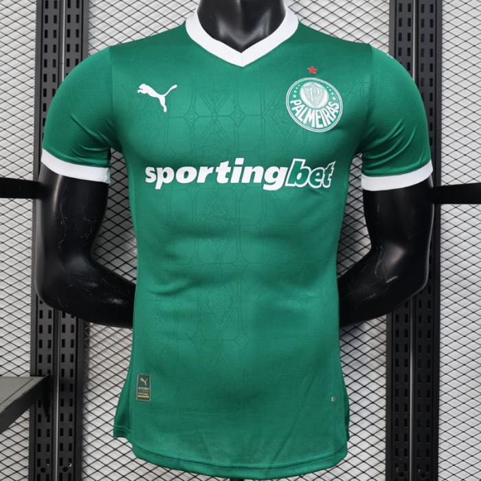 25/26 Palmeiras Home Green Jersey Version Short Sleeve (Player Version)-2737912
