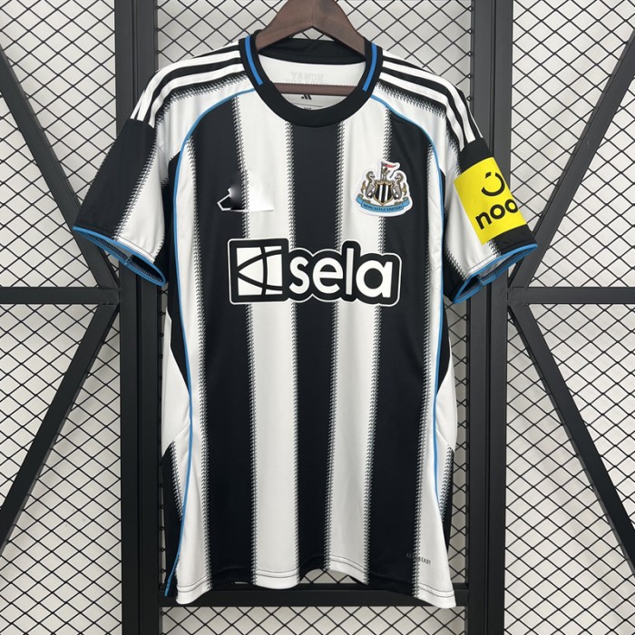 25/26 Newcastle United Hone Black White Jersey Version Short Sleeve-3518081