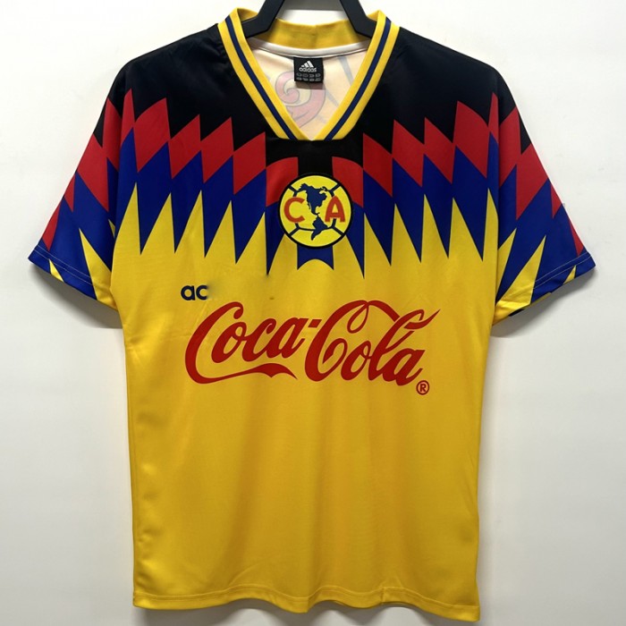 Retro 1994 America Home Yellow Jersey Version Short Sleeve-5499829