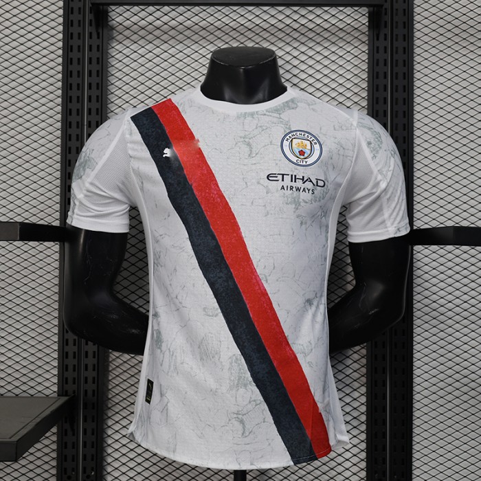 25/26 Manchester City Away White Jersey Version Short Sleeve (Player Version)-2569068