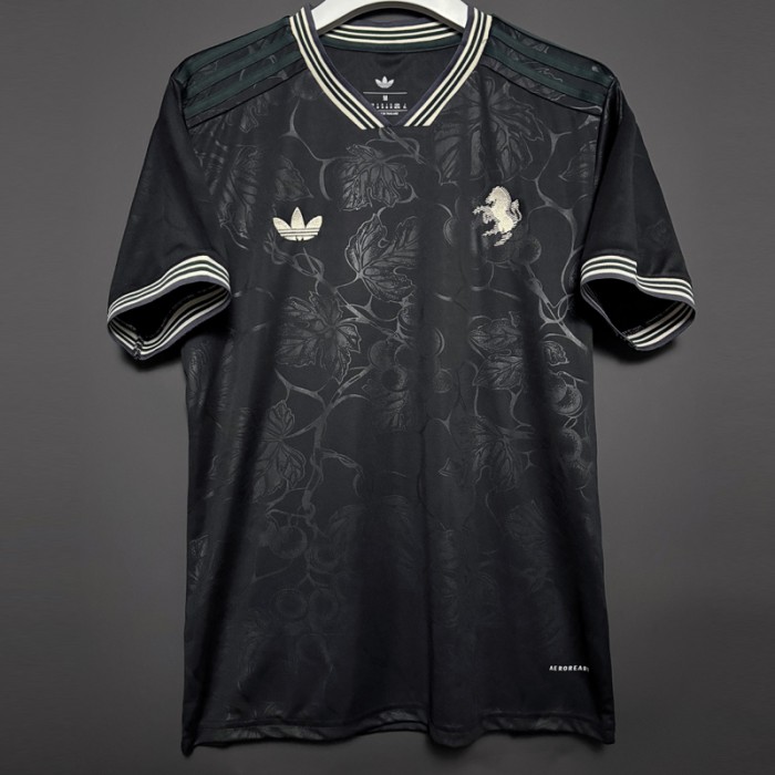 25/26 Juventus Second Away Black Jersey Version Short Sleeve-1467653