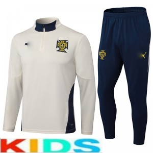2025 Kids Portugal Khaki Kids Edition Classic Jacket Training Suit (Top+Pant)-1670854
