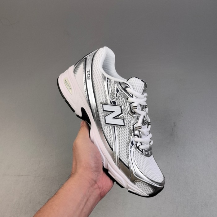 New Balance 740 Running Shoes-White/Silver-4617098