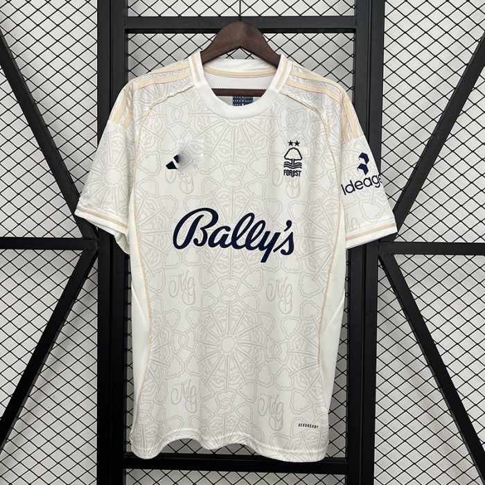 25/26 Nottingham Forest Away Khkai Jersey Version Short Sleeve-345556