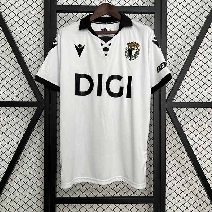 25/26 Burgos Home White Jersey Version Short Sleeve-8897536