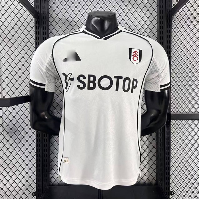 25/26 Fulham Home White Jersey Version Short Sleeve (Player Version)-4677320