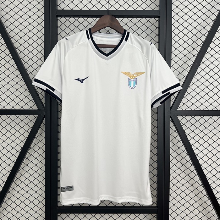 25/26 Lazio Away White Jersey Version Short Sleeve-3063889