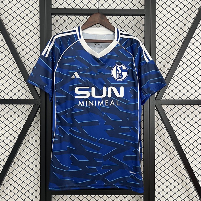 25/26 Schalke 04 Home Blue Jersey Version Short Sleeve-4124283