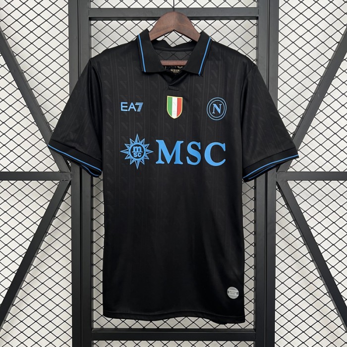 25/26 Napoli Special Edition Black Jersey Version Short Sleeve-9808024