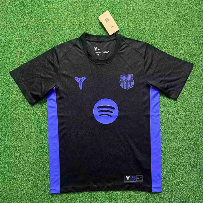 25/26 Barcelona Special Edition Black Purple Jersey Version Short Sleeve-3551592
