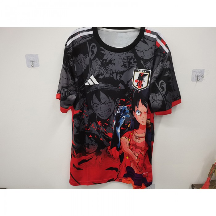 STOCK CLEARANCE [SIZE XL] 2025 Japan Special Edition Black Red Jersey Version Short Sleeve-1631080