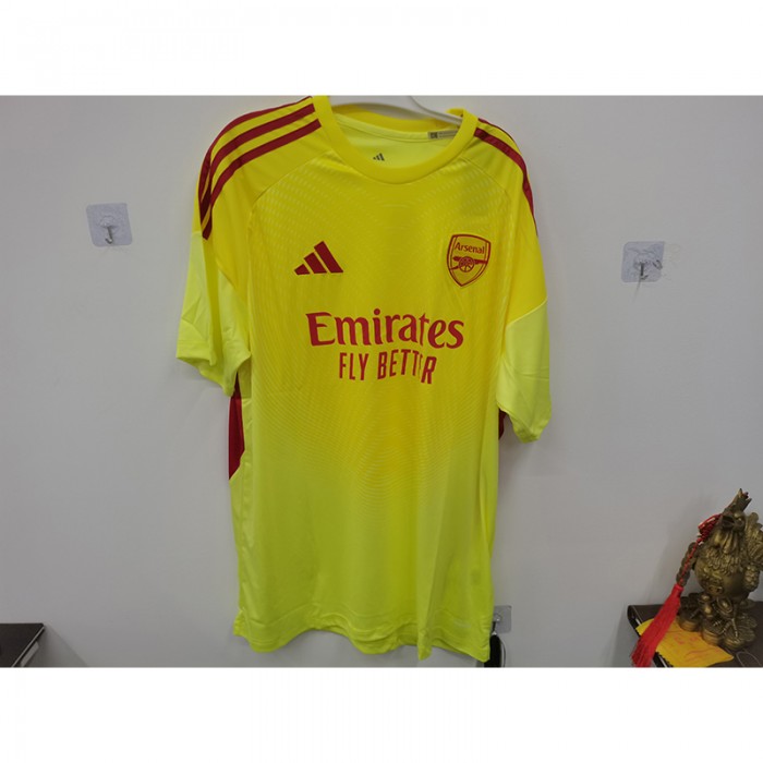 STOCK CLEARANCE [SIZE 4XL] 25/26 Arsenal Goalkeeper Yellow Jersey Version Short Sleeve-7438819