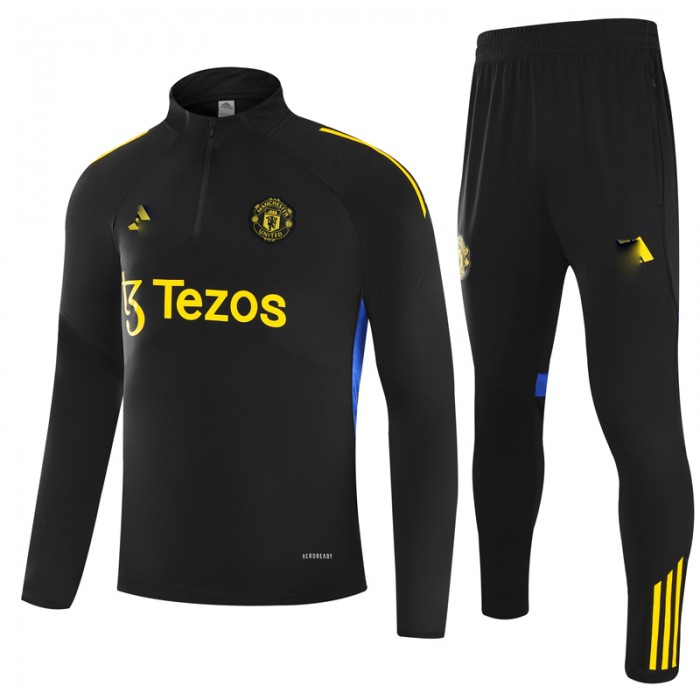25/26 Manchester United M-U Black Edition Classic Jacket Training Suit (Top+Pant)-8192174