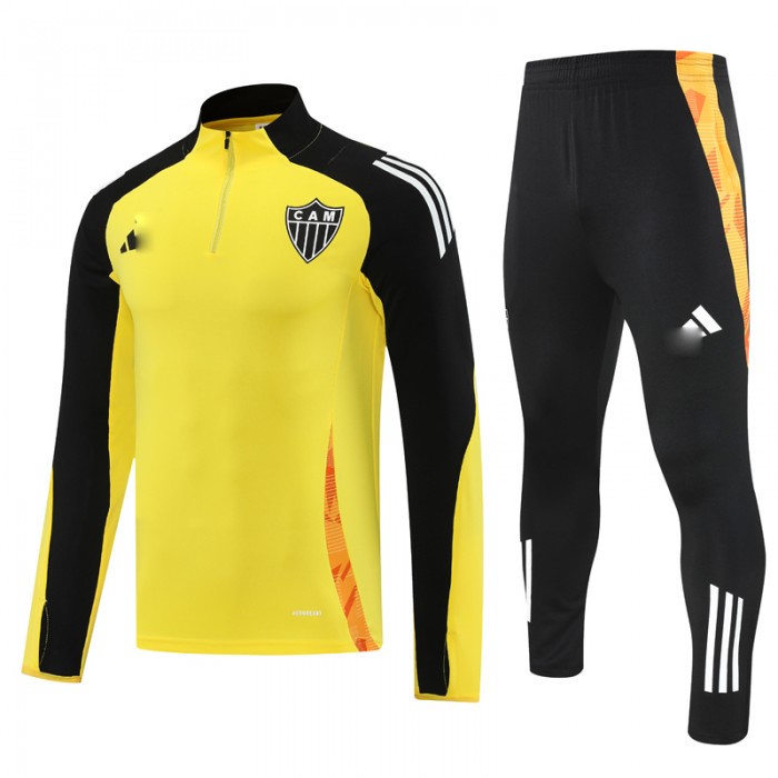 25/26 Atlético Mineiro Yellow Black Edition Classic Jacket Training Suit (Top+Pant)-2739563