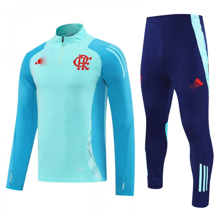 25/26 Flamengo Blue Edition Classic Jacket Training Suit (Top+Pant)-7802132