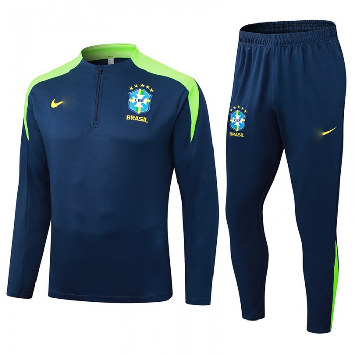 2025 Brazil Nvay Blue Edition Classic Jacket Training Suit (Top+Pant)-1267192