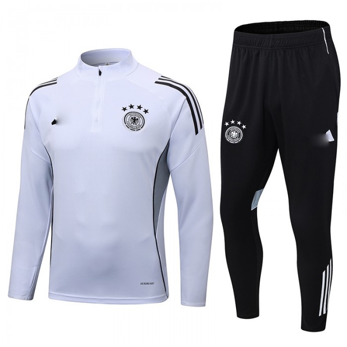 2025 Germany White Edition Classic Jacket Training Suit (Top+Pant)-2094522
