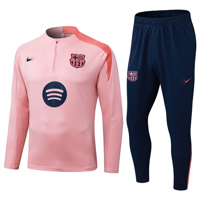 25/26 Barcelona Pink Edition Classic Jacket Training Suit (Top+Pant)-3777214