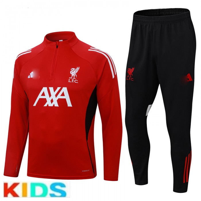 25/26 Kids Liverpool Red Kids Edition Classic Jacket Training Suit (Top+Pant)-7439070