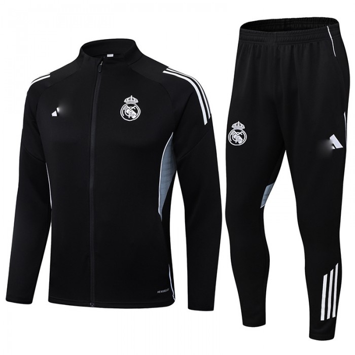 25/26 Real Madrid Black Edition Classic Jacket Training Suit (Top+Pant)-574708