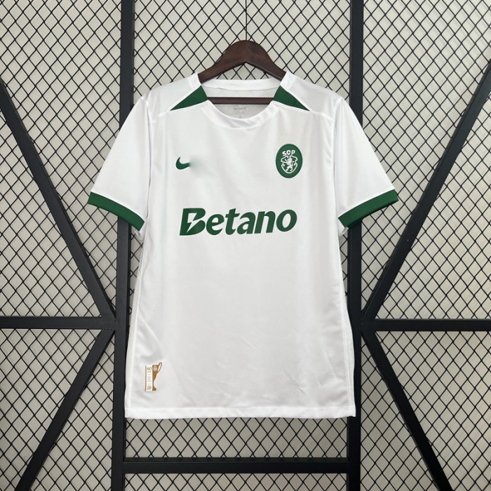 24/25 Lisbon Away White Jersey Kit Short Sleeve-859836