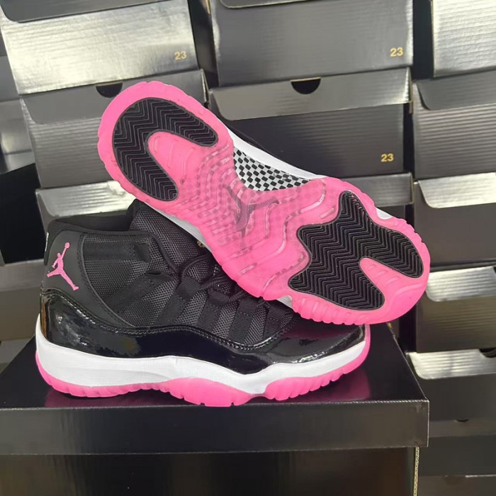 Air Jordan 11 AJ11 High Running Shoes-Black/Pink-768201