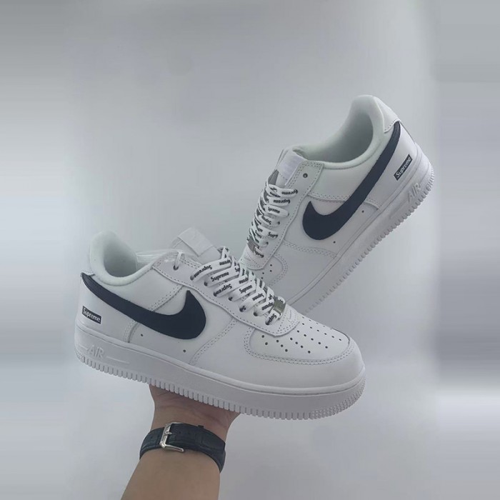AIR FORCE 1‘07 AF1 Running Shoes-White/Black-9259834