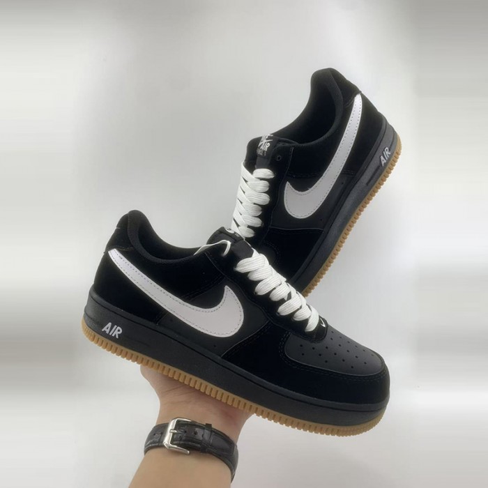 AIR FORCE 1‘07 AF1 Running Shoes-Black/White-6398504
