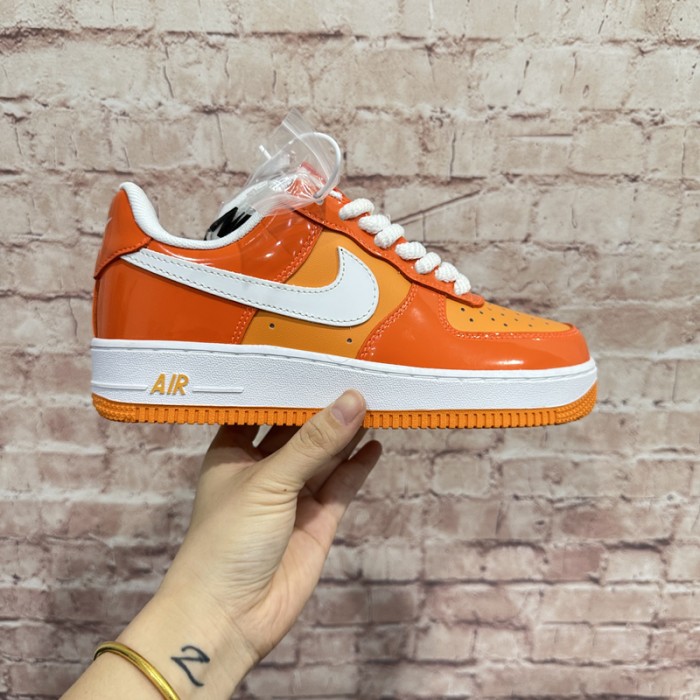 AIR FORCE 1‘07 AF1 Running Shoes-Orange/White-2836328