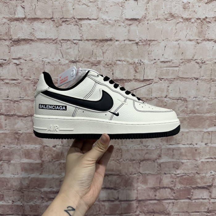 AIR FORCE 1‘07 AF1 Running Shoes-White/Black-5307549