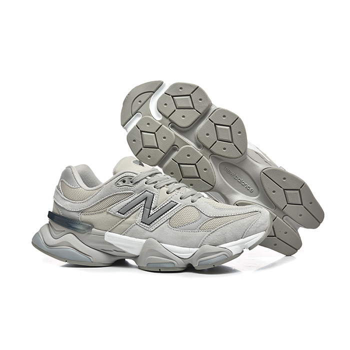 New Balance 9060 Running Shoes-Gray/White-1505941