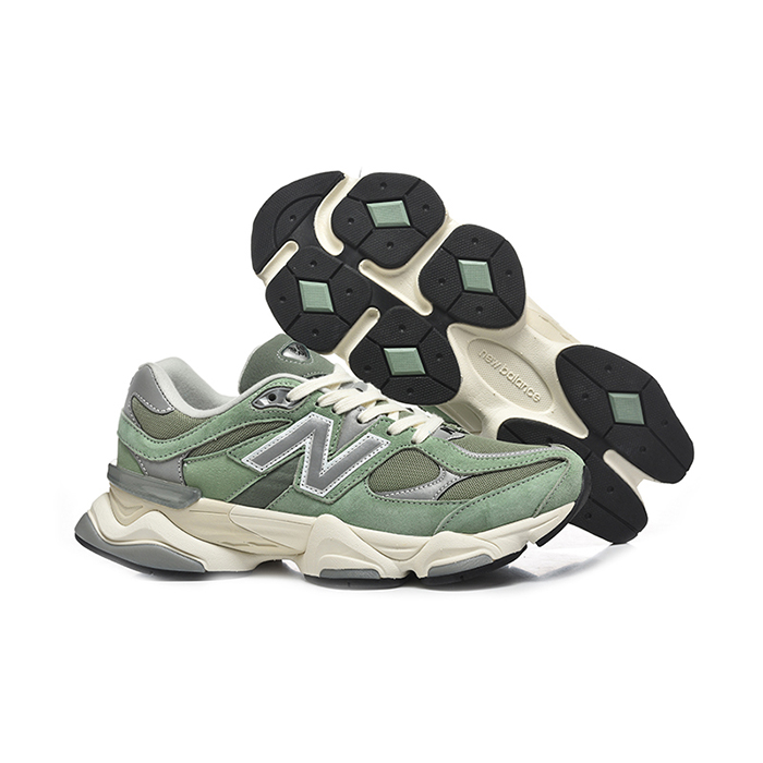 New Balance 9060 Running Shoes-Green/White-3178685