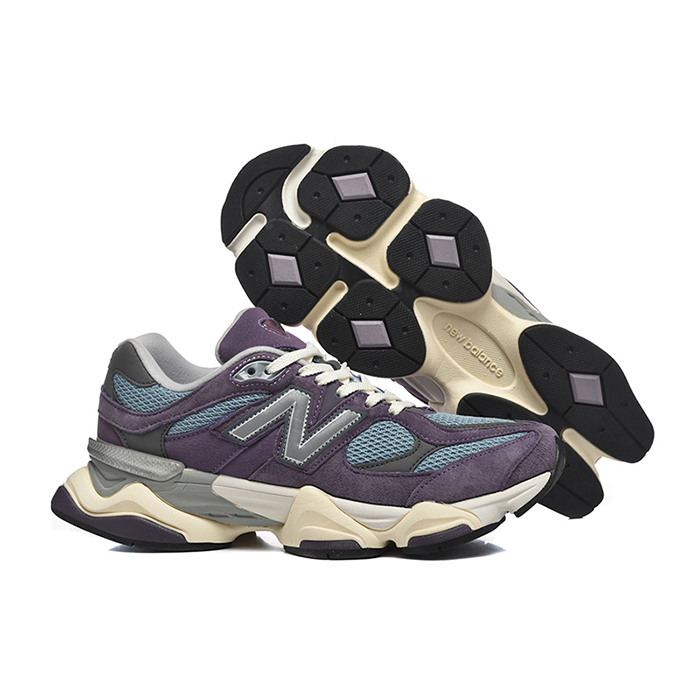 New Balance 9060 Running Shoes-Purple/Gray-7297578